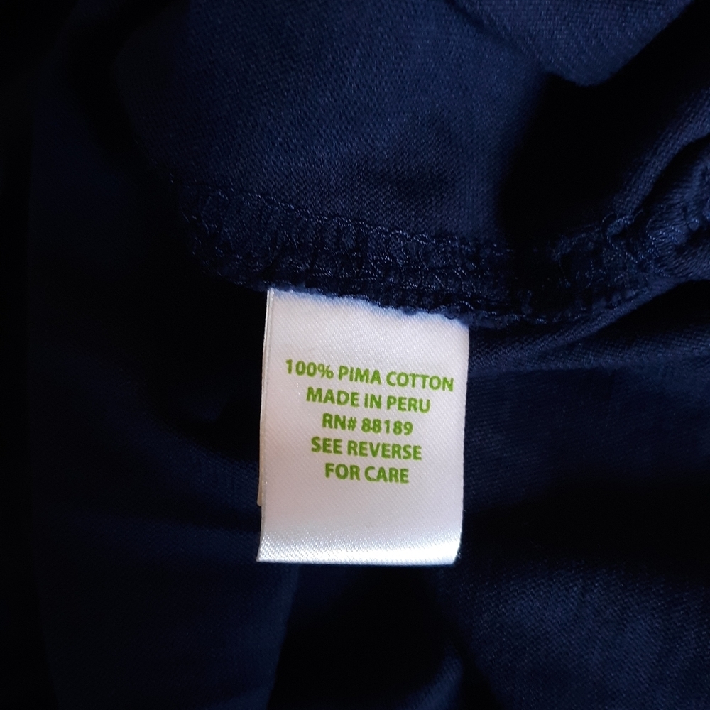 Lilly Pulitzer Navy Pullover Button Front Top - image 6